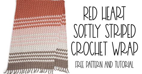 Softly Striped Crochet Wrap Free Pattern Tutorial Moogly