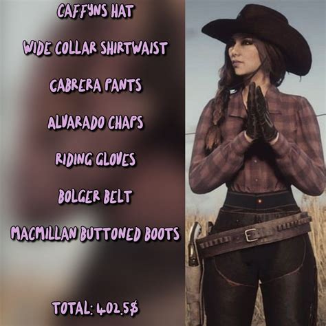 Rdr2 Online Female Outfit Clothes For Women Vs Models Aesthetic