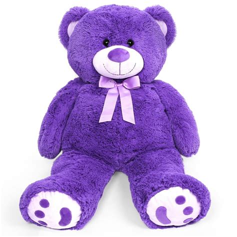 Giant Purple Teddy Bear