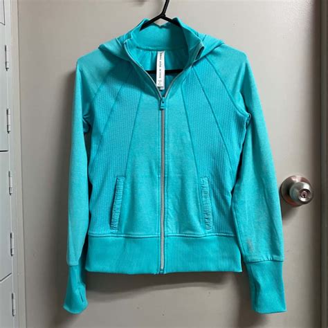 Lorna Jane Active Jacket Light Blue Size S