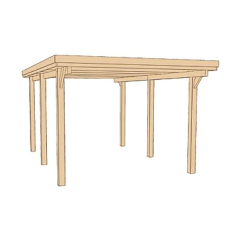 Weka Carport 617 Gr 1 Holz Ohne Dachplatten Kaufen