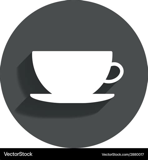 Coffee Cup Sign Icon Button Royalty Free Vector Image