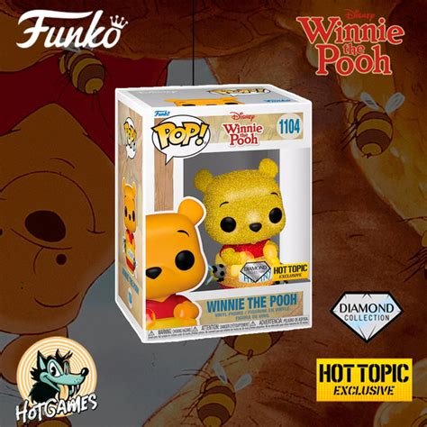 Funko Pop Disney Diamond Collection Winnie The Pooh Hot Topic Exclusive