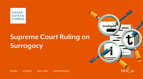 Supreme Court Ruling On Surrogacy Mason Hayes Curran