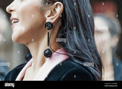 Sahel Rosa Outside Giorgio Armani Show During Milan Fashion Week
