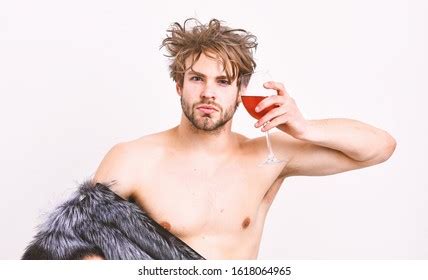 Guy Attractive Rich Posing Fur Coat Stock Photo 1316524820 Shutterstock