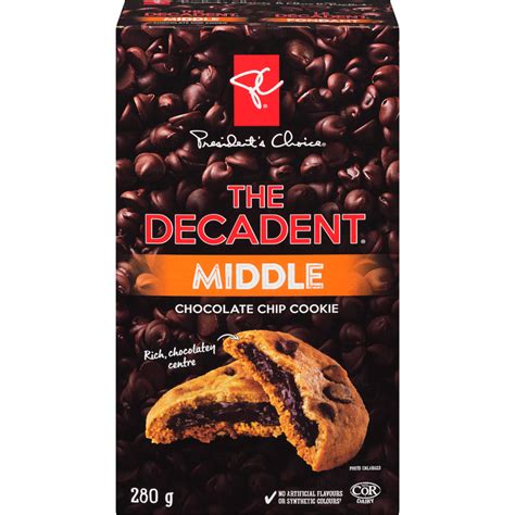 The Decadent Chocolate Chip Cookie President S Choice Tasse Snack