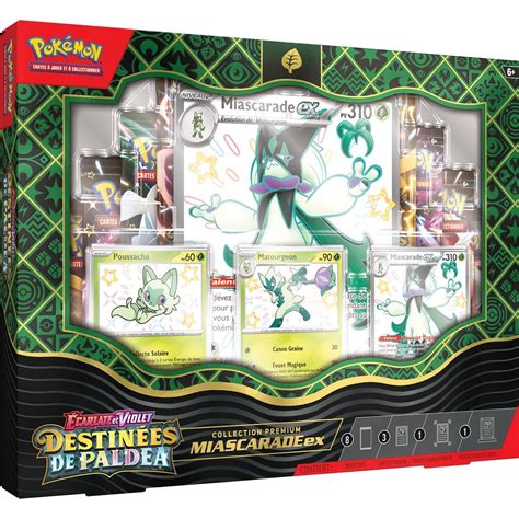 Coffret Premium Pokemon Ecarlate Et Violet Ex La Grande Récré