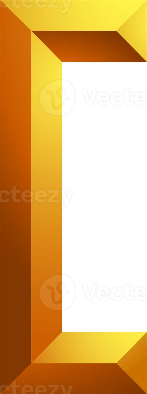 Alphabet Gold Colour Style 18927577 Png