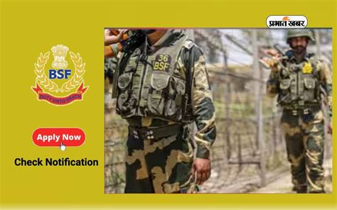 Bsf Recruitment 2024 सीमा सुरक्षा बल कांस्टेबल एएसआई एसआई सहित ग्रुप