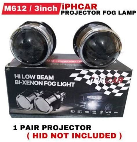 Hid Projector Fog Iph Car Light M Inch Hi Low Beam Fog Lamp