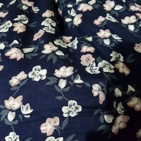 Floral Printed Rayon Fabric For Garments Width 44 45 At Rs 36 Meter