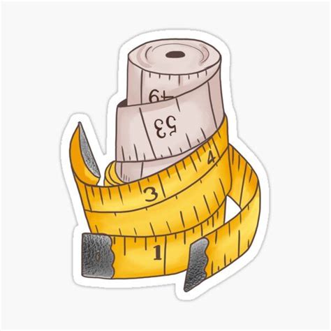 Tape Measure Sticker For Sale By Lildesignersho In 2024 Online