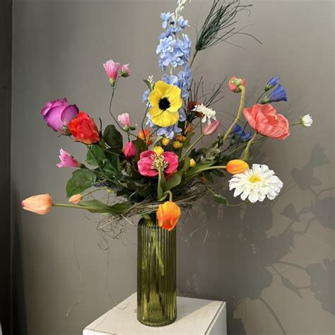 Plukboeket Kunstbloemen Zijden Bloemen Boeket Kunstboeket