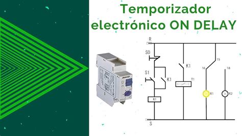 Temporizador electrónico ON DELAY YouTube