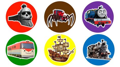 Spin Wheel Kereta Hantu Choo Choo Charles Kereta Thomas Kereta Titipo