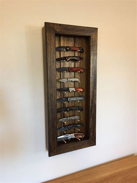 Rustic Knife Display Case Etsy Knife Display Case Display Case