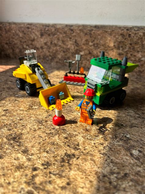 Lego Road Construction Set 5930 Etsy