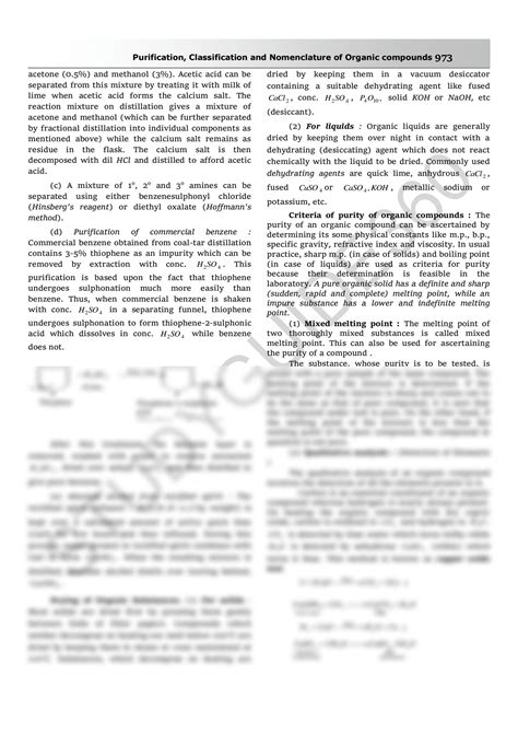 Solution Iit Jee Chemistry Notes Purification Organic Compound Studypool