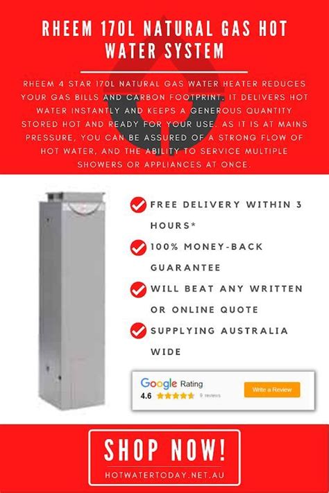 Hot Water Day Provides A Trusted Quality Water Heater Product Of Rheem L Natural Gas Hot