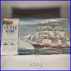 Vintage Revell Scale Cutty Sark Model Kit From Niob Made In