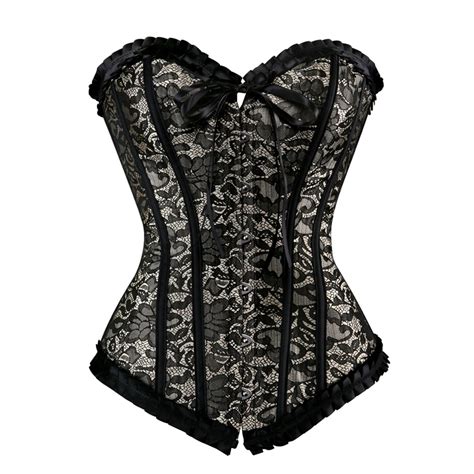 Sexy Gothic Corset Lingerie Femenino Clothes Woman Bustiers And Corsets Underbust Underwear