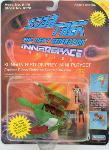 Star Trek Innerspace Klingon Bird Of Prey Defense Starship Mini