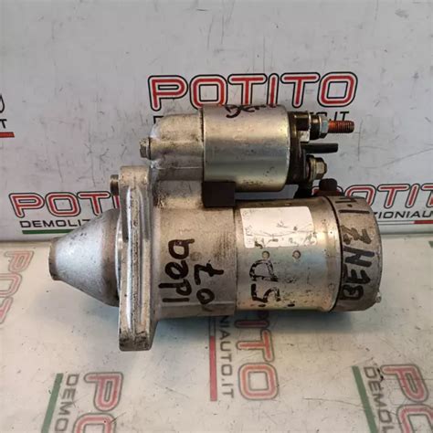 51890631 MOTORINO AVVIAMENTO Per FIAT PUNTO EVO VAN 3J 1 4 S S Ber