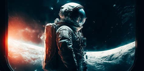 Astronauta No Espa O Sideral Foto Premium