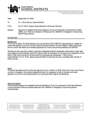 Fillable Online Approval Of Updated Authorized Signature Forms Per