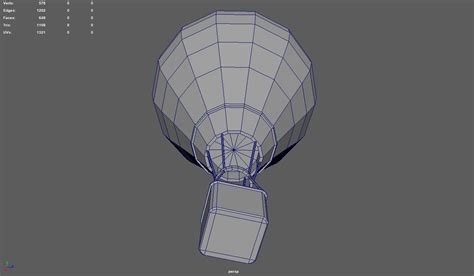 Archivo Stl Globo Aerost Tico Low Poly Obj Objeto Imprimible En D