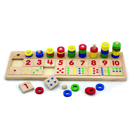 Count And Match Numbers Wooden Wooden Educational Toys Educational