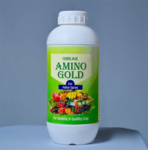 Liquid Omkar Amino Gold Foliar Spray Bottle Litre At Rs Bottle