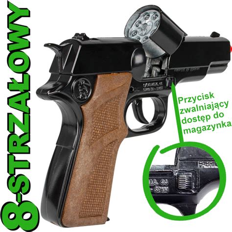 Pistolet Metalowy Na Kapiszony Colt Gonher Policyjny Hukowy Strza