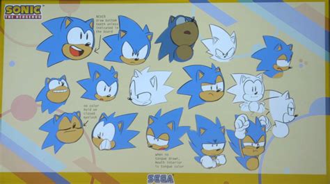 Classic Sonic Model Sheet