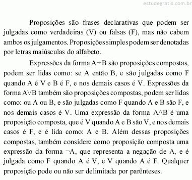 De acordo as definições apresentadas no texto acima