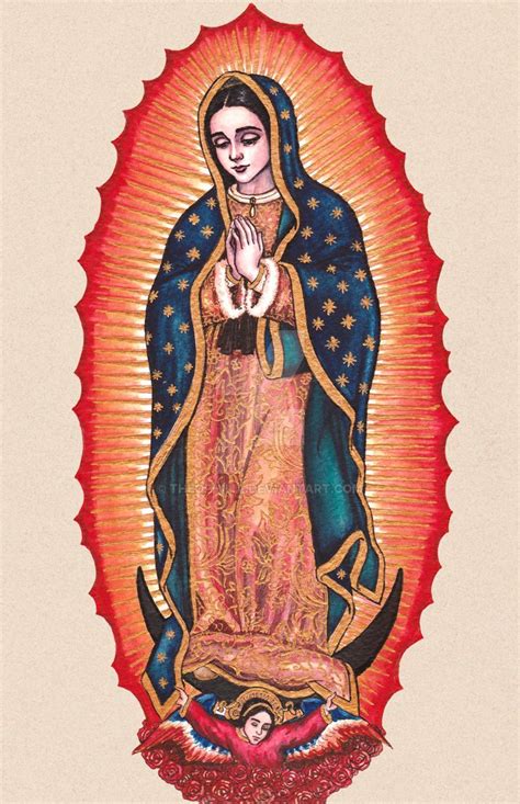 Virgen De Guadalupe Drawing