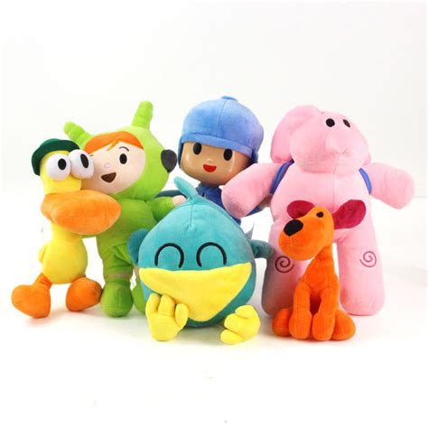 2020 2/4/Pocoyo Plush Doll Elly Pato POCOYO Loula Soft Stuffed Toy Animal Pocoyo Actions Figures ...