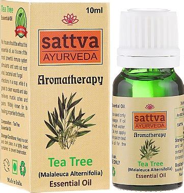 Sattva Ayurveda Tea Tree Essential Oil Huile essentielle d arbre à