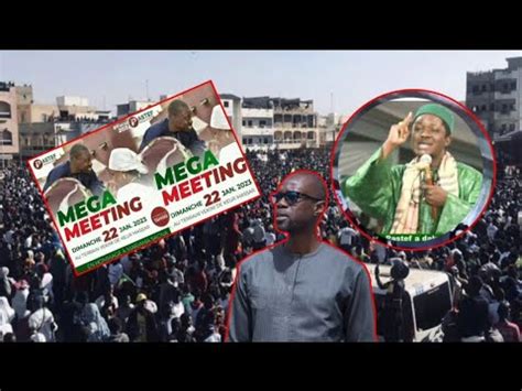 Mega Meeting De Pastef A Dakar Keur Massar Le Discours Minent De