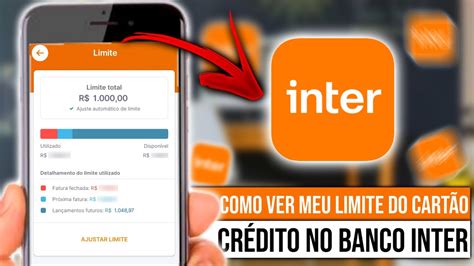 Como ver limite do cartão de crédito no Banco Inter YouTube