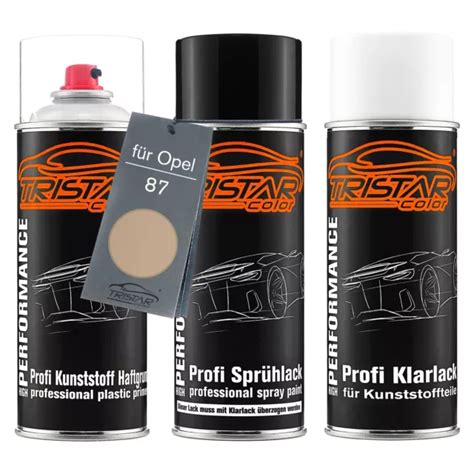 Autolack Spraydosen Set F R Kunststoff Sto Stange F R Opel Weissgold