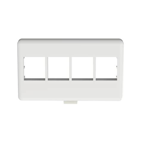 Panduit Nk4mfwh 4 Port Netkey Modular Furniture Faceplates White