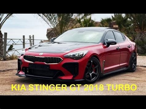 Kia Stinger Gt Turbo Autoskashiquique Mkrmotorsltda Youtube