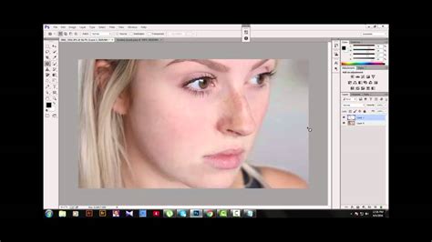 How To Use The Healing Brush Tool In Photoshop Cs6 Youtube