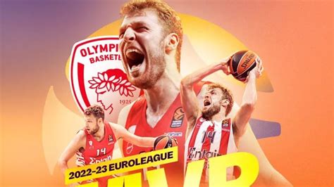 Olympiakos Tan Sasha Vezenkov Thy Avrupa Ligi Nde Sezonun Mvp Si Oldu