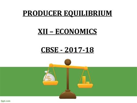 Producer Equilibrium