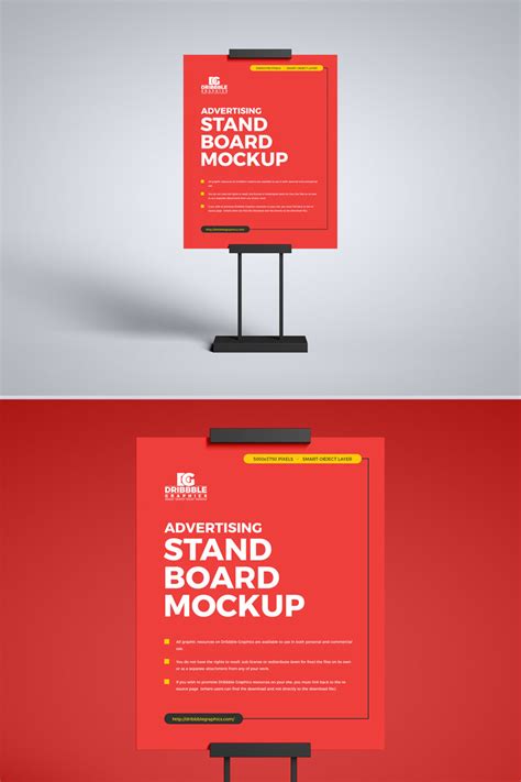 Free Advertising Stand Banner Mockup PSD - Free Mockup ZoneFree Mockup Zone