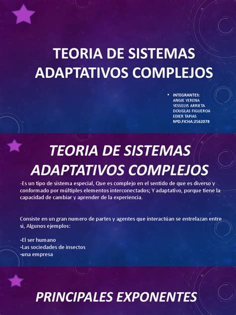 Sistemas De Adaptativos Complejos Pdf Interacciones De Disciplina Académica Ciencia De