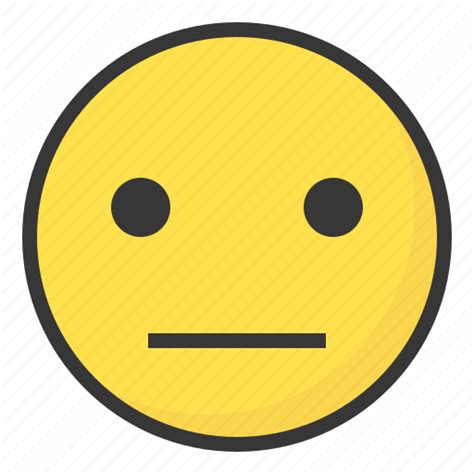 Emoji, emoticon, expression, face, meh icon - Download on Iconfinder